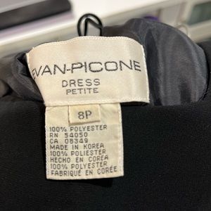 Evan Picone Black Midi Dress